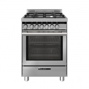 Cucina Elettrica ST664MI 4 Fuochi a Gas Forno Elettrico Multifunzione Termoventilato Classe A+ Dimensioni 60 x 60 cm Colore Acciaio Inossidabile