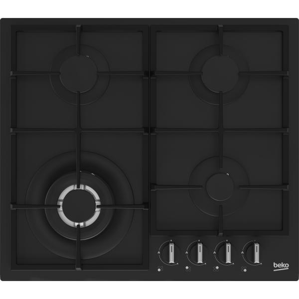 Piano Cottura HIYG 64225 SBO a Gas 4 Fuochi Gas Colore Nero