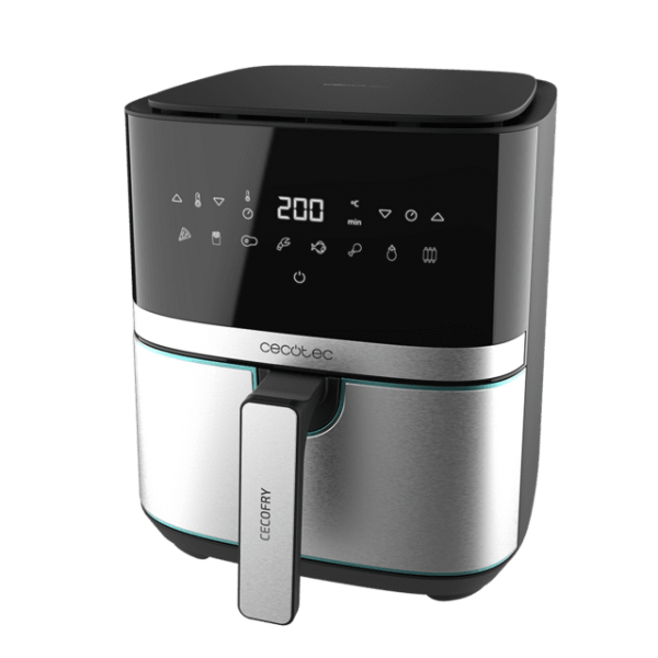 Friggitrice ad Aria 03317 Capacità 5.5 Litri 1700 Watt Colore Acciaio inossidabile