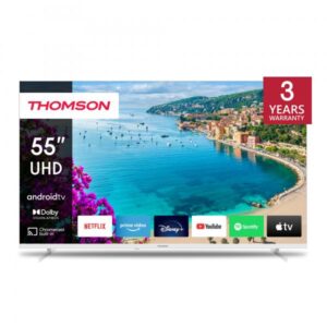 TVC LED 55 4K ANDROID HDR10 WIFI SAT 4 HDMI 2 USBBIANCO