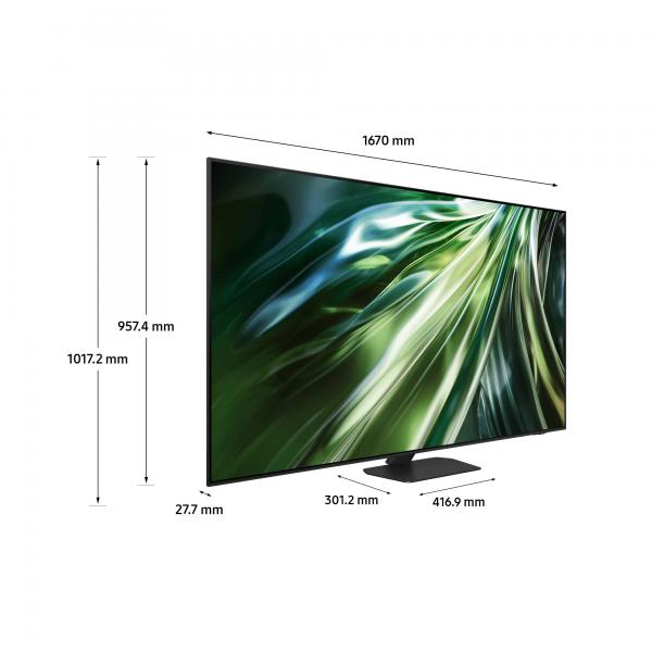 Smart TV 75 Pollici 4K Ultra HD Display Neo QLED Sistema Tizen Processore NQ4 AI GEN2 Dolby Atmos Classe E colore Nero - QE75QN90DATXZT