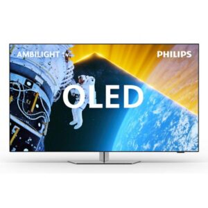 TV OLED Ultra HD 4K 55" 55OLED819/12 Google TV Ambilight Metallico