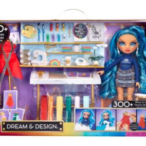 MGA - Rainbow High Dream & Design Fashion Studio Playset with Exclusive Blue Skyler Doll