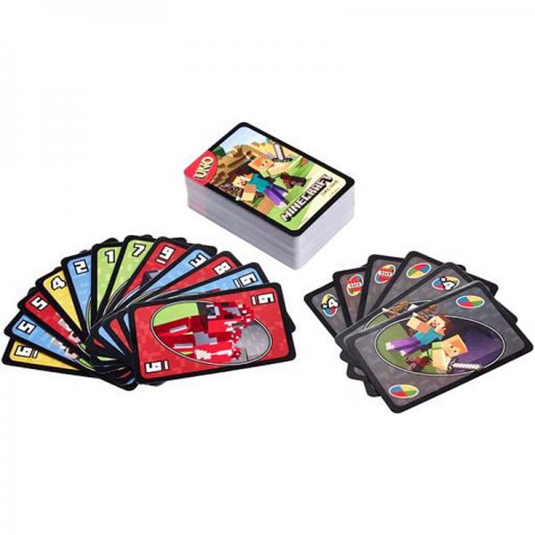 Mattel - Uno Minecraft Card Game