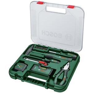 "Set di utensili manuali ""Universal"" Bosch da 17 pezzi (kit di utensili di riparazione versatili per uso domestico)"