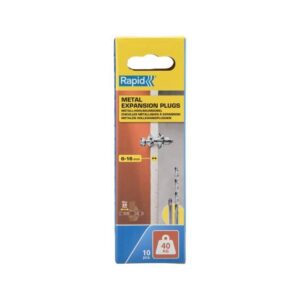 Tasselli ad espansione metallici - Rapid - Modello 5001549 - Ø11x37 - Vite M5x48 - Confezione da 10 pezzi