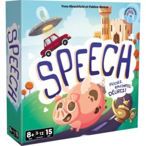 Discorso - Asmodee - Inventa una storia - 4 modalità di gioco - 15 minuti - Da 8 anni in su