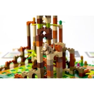 Lego Monkey Palace - Asmodee - Costruisci il tuo percorso verso la vittoria mattone dopo mattone! - 10 anni e più - Da 2 a 4 giocatori - 45 min