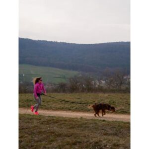 Pettorina per cani - SYMBIOZ - L - Nera / Blu