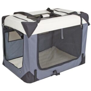 Scatola da trasporto - KERBL - Journey - 70 x 52 x 52 cm - Grigio / Beige