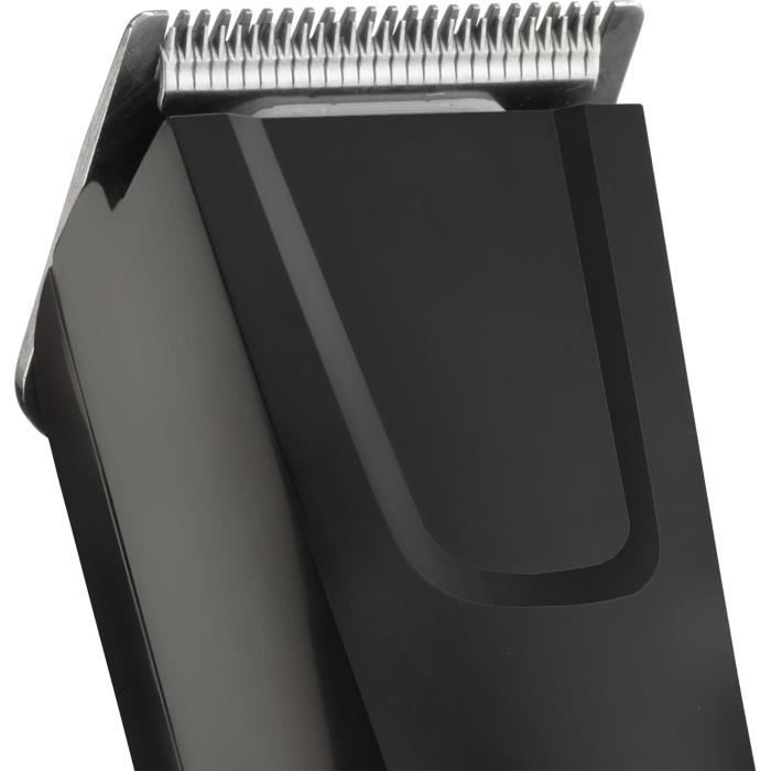 BABYLISS E756E - Tagliacapelli elettrico con filo - Lame XL 45 mm - 9 altezze di taglio - Pulizia rapida - Nero