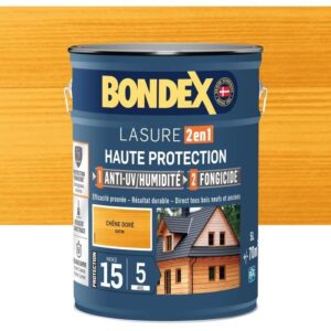 Colorante 2 in 1 ad alta protezione - Rovere dorato satinato - BONDEX - 5 L