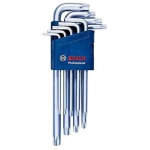 Set di 9 chiavi maschio per viti Torx