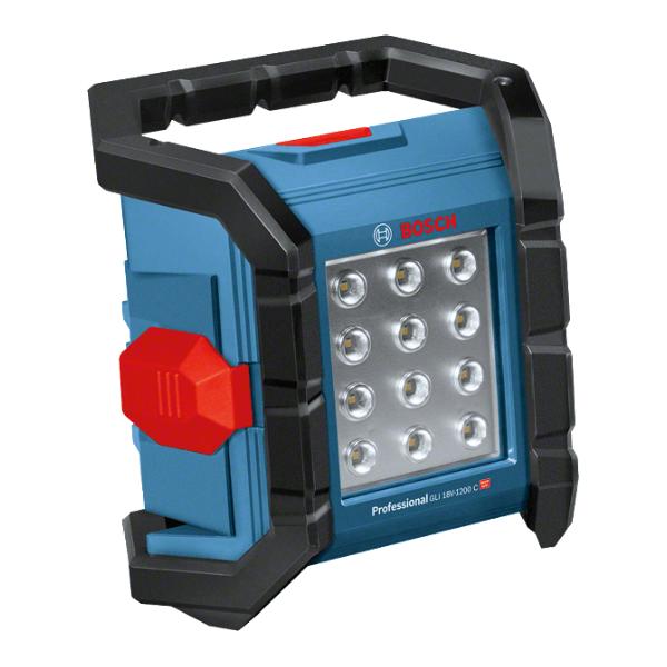 BOSCH PROFESSIONAL Lampada a batteria 18V GLI 18V-1200 C solo (scatola di cartone)