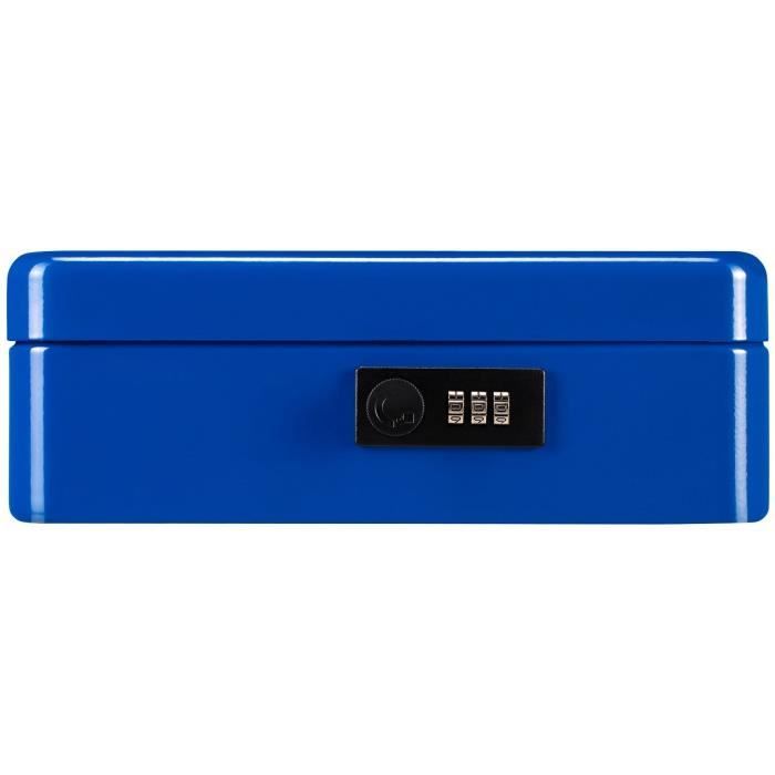 Portamonete - BURG WACHTER - Money Code 5025 Blu - Apertura a codice, acciaio blu