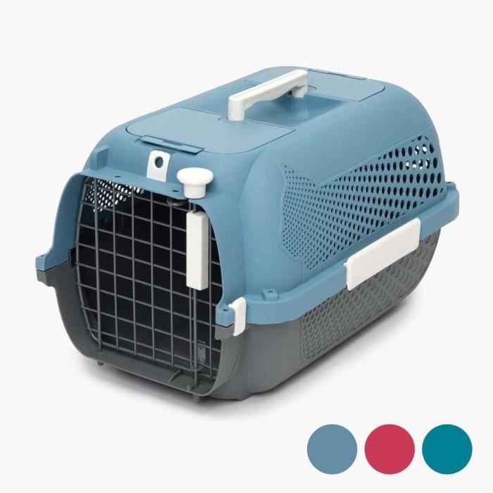 Trasportino per gatti - CATIT - Piccolo - Altezza massima del gatto 24 cm - Blu-grigio
