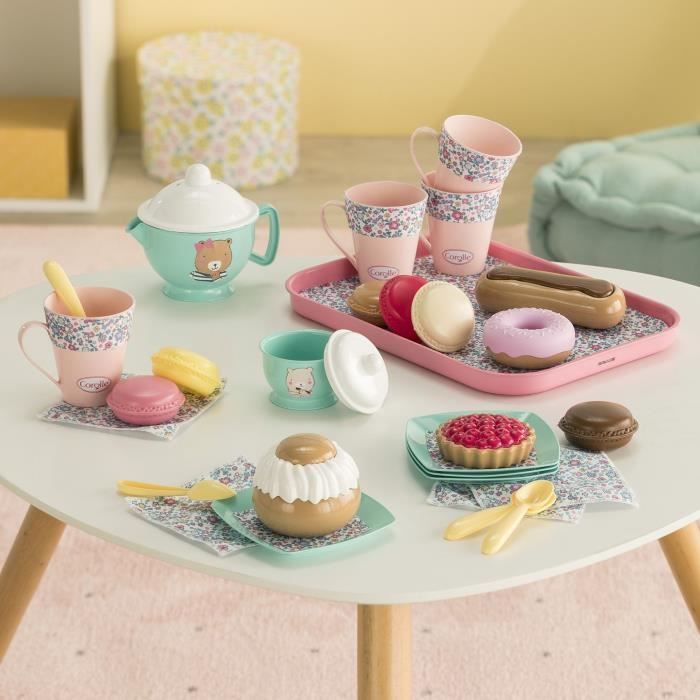 Accessori per neonati - COROLLE - La mia dinette per il tè e gli spuntini - 30 accessori - da 18 mesi