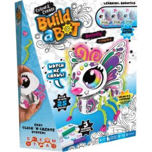 CRAYOLA Color & Create Robot Interattivo Farfalla da Costruire e Personalizzare - Dai 4 Anni in su