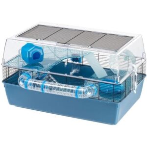 Gabbia - FERPLAST - DUNA FUN LARGE - 3 livelli - 71,5 x 46 x 41 cm - Blu