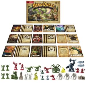HeroQuest, pacchetto missioni Giungle di Delthrak, giochi di ruolo da 2 a 5 giocatori, età 14 anni, sistema di gioco HeroQuest richiesto