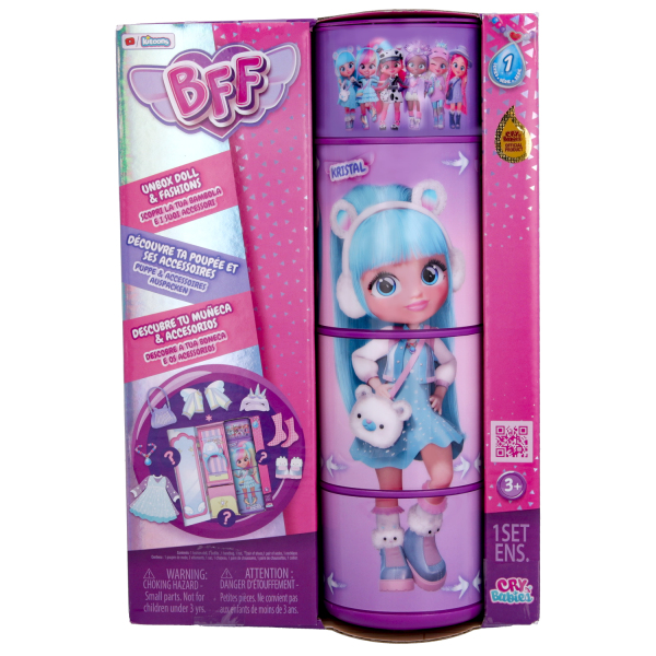 IMC TOYS - Kristal Model Doll - Cry Babies Best Friends Forever - 904323
