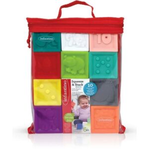 INFANTINO Borsa in vinile 10 cubi sensoriali
