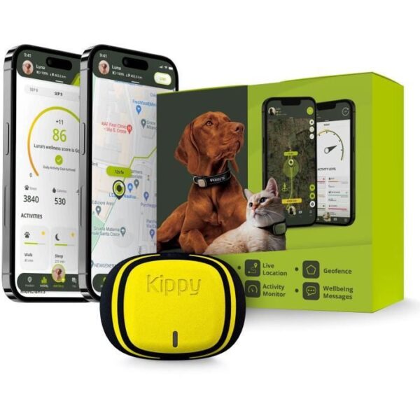 Localizzatore GPS - KIPPY - EVO - Giallo Limone