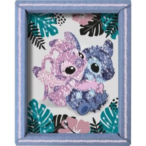 Gioco creativo - LANSAY - Collezione paillettes - STITCH & ANGEL - Dai 7 anni
