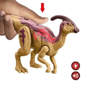 Jurassic World - Parasaurolophus Fierce Roar - Figura d'azione HTK75