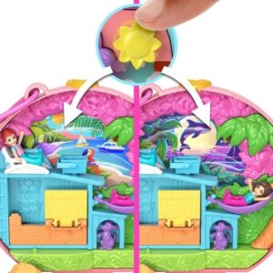 Polly Pocket-Moped Adventure-Box 2 minifigure e animale HWN98