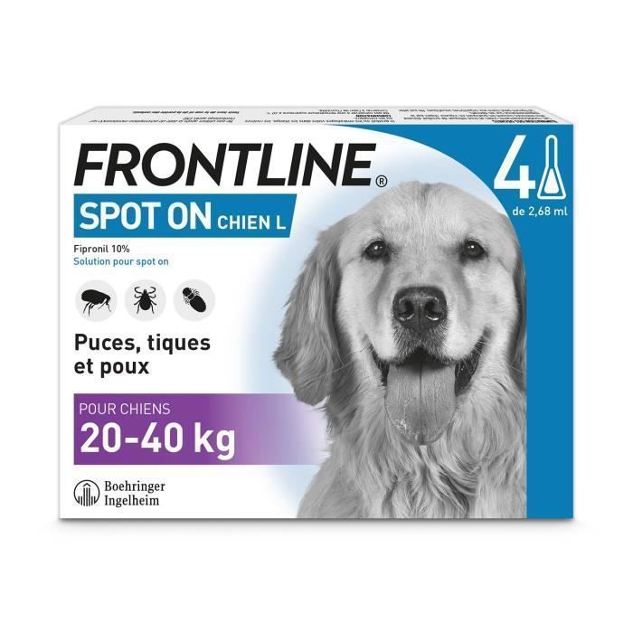 FRONTLINE Spot On dog 20-40kg - 4 pipette