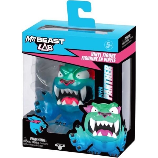 Figura in vinile - MOOSE TOYS - Panthere Camo Mr. Beast Lab - 8,8 cm, Collezione