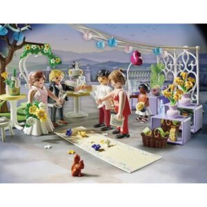 PLAYMOBIL - Cerimonia di matrimonio - Vita in città - Bianco - Età 4