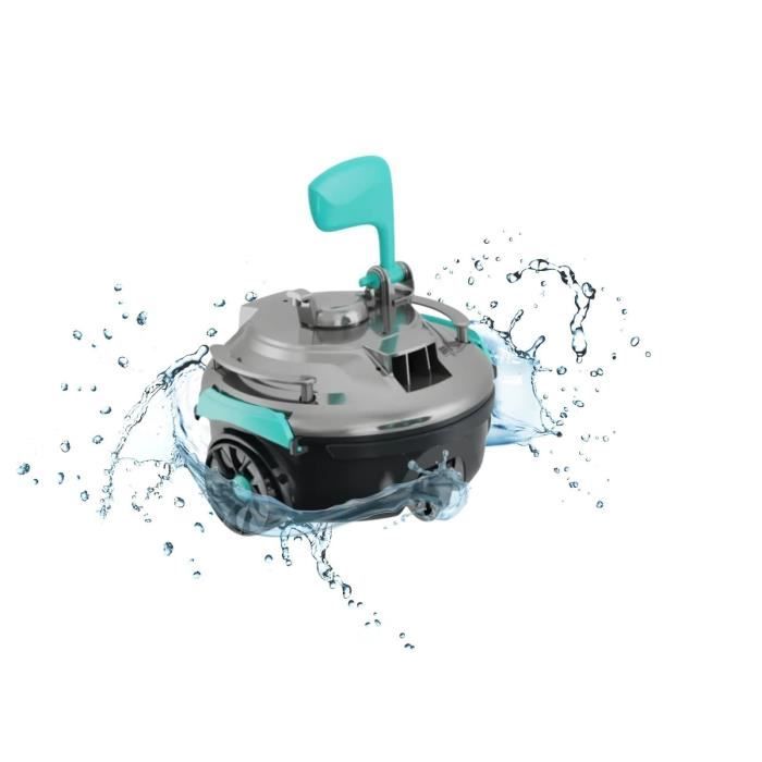 Robot per piscina - BESTWAY - Guppy - Autonomo - Grigio - Pulizia automatica