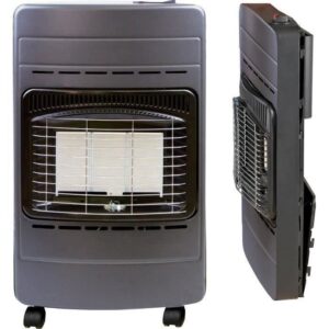 TECTRO TGH140RV Fornello a gas 4200 watt - vani fino a 50 m² - 3 livelli di potenza - Sicurezza ODS - Tecnologia infrarossi
