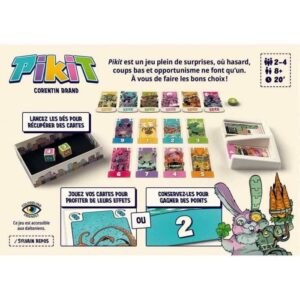 Gioco da tavolo - Pikit - Kaijus vs Mechas - Strategico - Emozionante