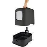 Toilette ROTHO MYPET BIALA - Filtro antiodore - Riciclata e riciclabile - Nera