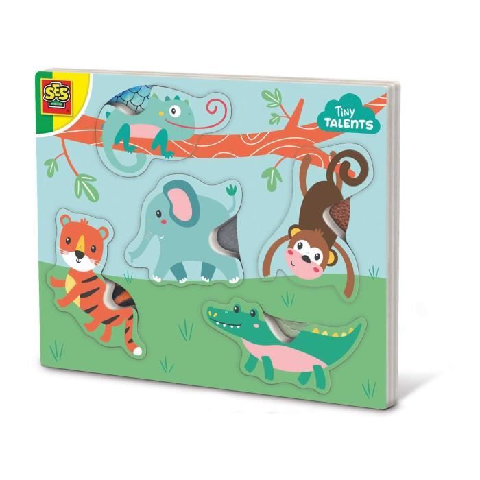 SES CREATIVE - Puzzle sensoriale animale