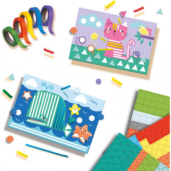 SES CREATIVE - Imparo a incollare e riconoscere le forme