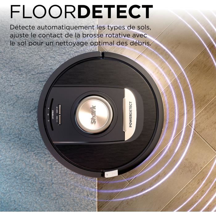 Shark PowerDetect RV2820VEEU - Robot aspirapolvere autosvuotante con navigazione 3D e LiDAR