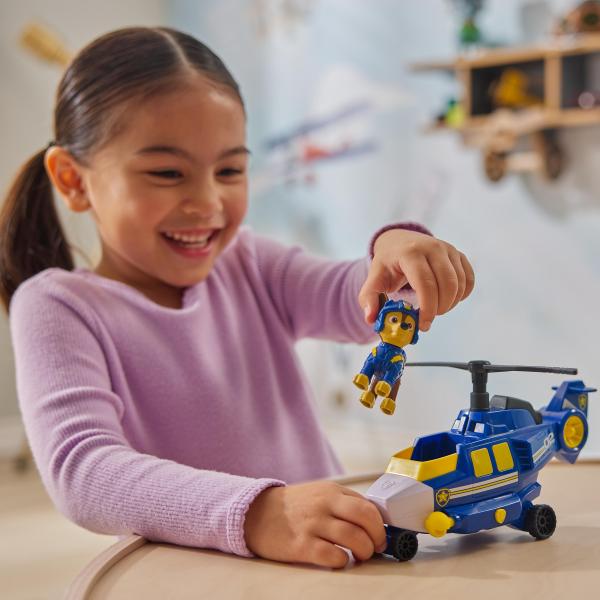 VEICOLO SPIN MASTER + FIGURA CHASE AIR RESCUE PAW Patrol