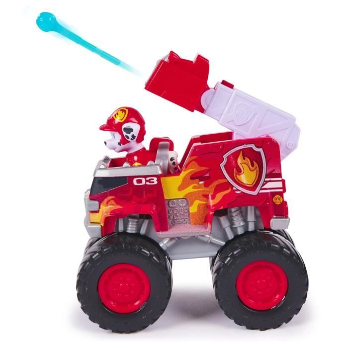 VEICOLO SPIN MASTER + RUOTE DI SOCCORSO FIGURINA MARCUS Paw Patrol