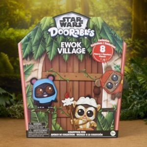 Statuette da collezione - STAR WARS - Scatola da collezione Ewok - 8 figurine esclusive, a partire da 5 anni