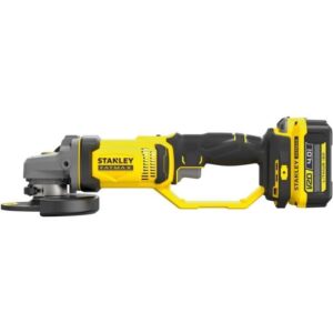 Smerigliatrice 125 mm - Litio 18V - 1 batteria 4Ah - STANLEY FATMAX V20 - SFMCG400M1K-QW