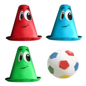 Confezione STAMP Foot Ball e 3 coni