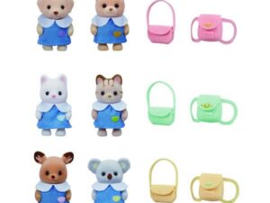 Gli amici della cameretta - SYLVANIAN FAMILIES - 5672 - Scatola di 6 figurine per bambini con accessori