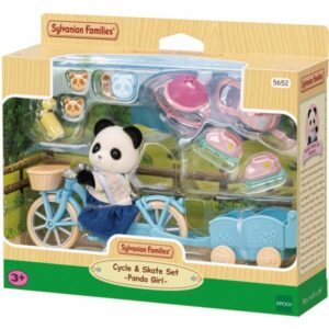 La ragazza Panda, la sua bici e il suo trailer - Famiglie Sylvanian - 5652 - da 3 anni