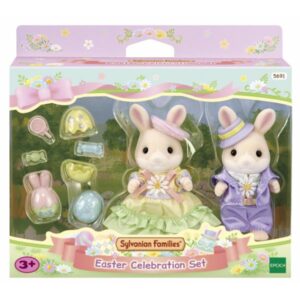 La caccia alle uova per i fratelli e le sorelle Rabbit Marguerite - Famiglie Sylvanian