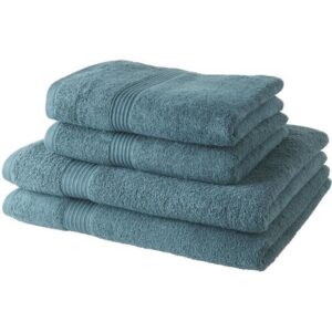 2 asciugamani bagno TODAY 50x90 + 2 teli bagno 70x130 cm 100% Cotone - Pavone