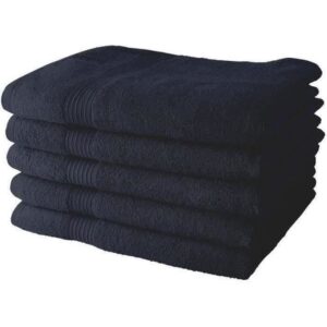 Set di 5 asciugamani da bagno TODAY 70x130 cm 100% cotone - Blu scuro